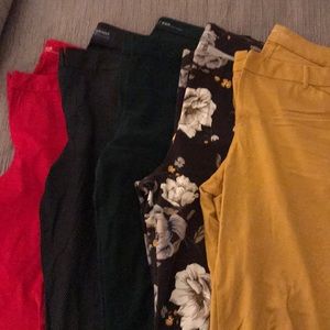 5 pairs of old navy pixie pants in tall!!